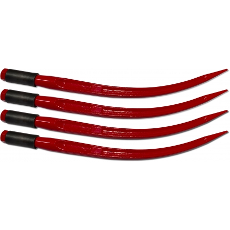 4x ZĄB ŁADOWACZA WYGIĘTY 680 mm + TULEJKA CHWYTAKA KROKODYLA TURA WIDŁY
